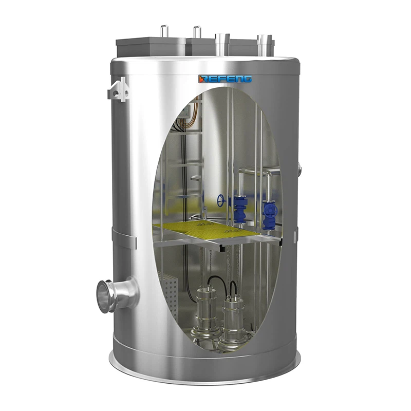 ステンレス鋼の統合プレハブポンプステーション